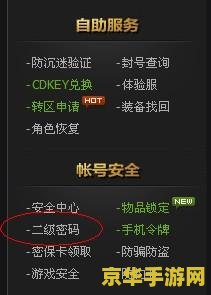 dnf仓库锁怎么设置 DNF仓库锁设置指南