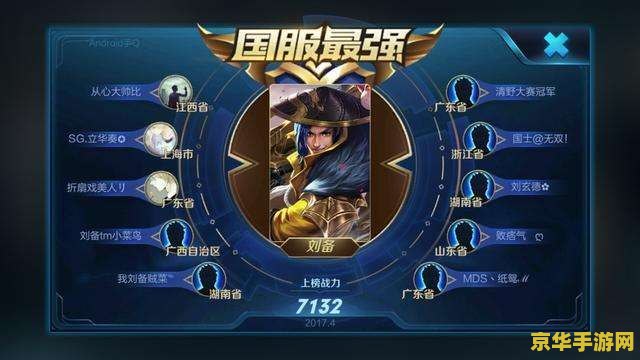 英雄联盟战斗力排行