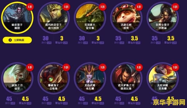 lol幸运折扣 英雄联盟幸运折扣：游戏玩法与策略的深度解析