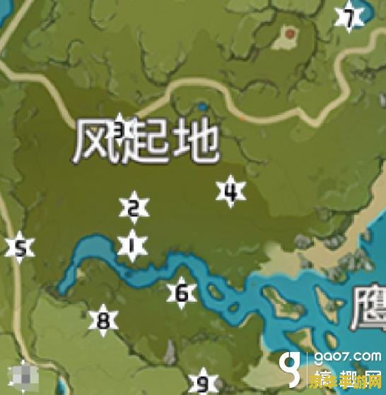 原神地图风神瞳怎么搞