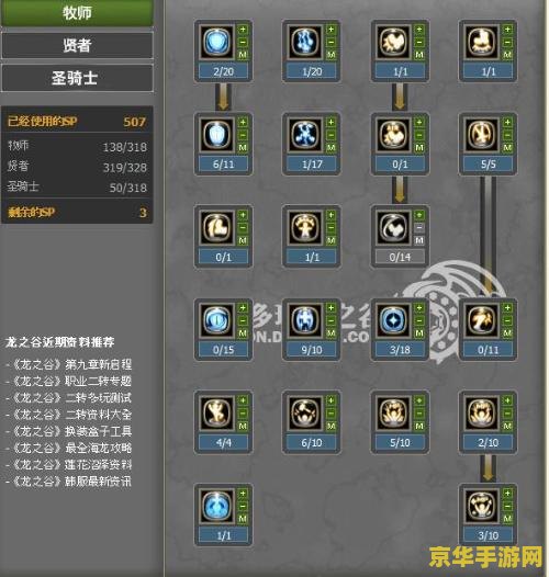 龙之谷圣骑士刷图加点