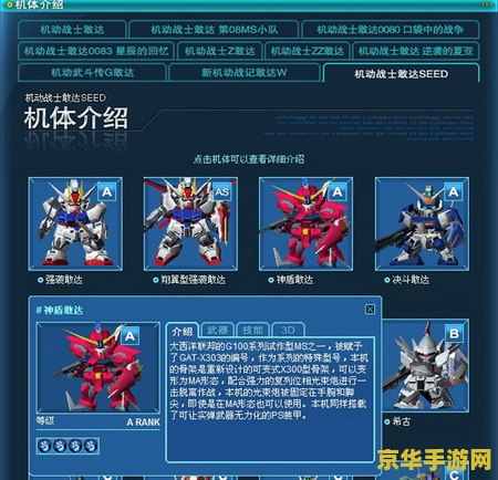 sd敢达强化扭蛋机- 敢达迷们不可错过的游戏体验