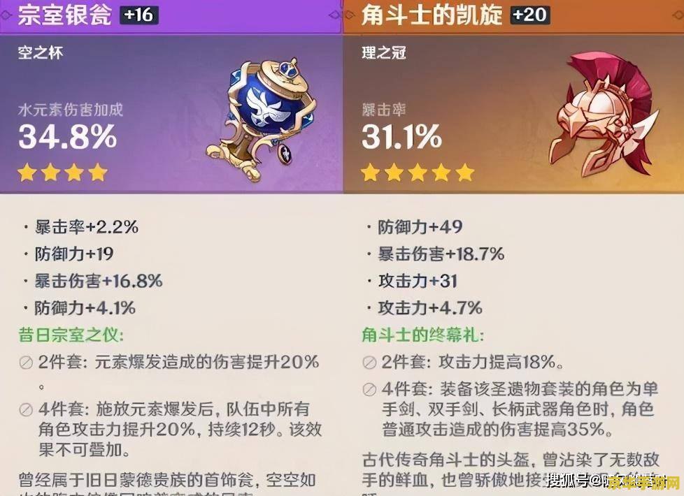 原神公子平民圣遗物武器推荐
