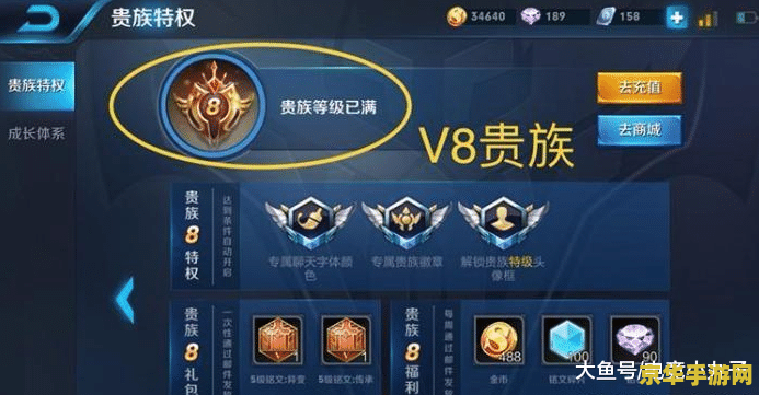 王者荣耀 贵族6 多少钱 王者荣耀贵族6多少钱