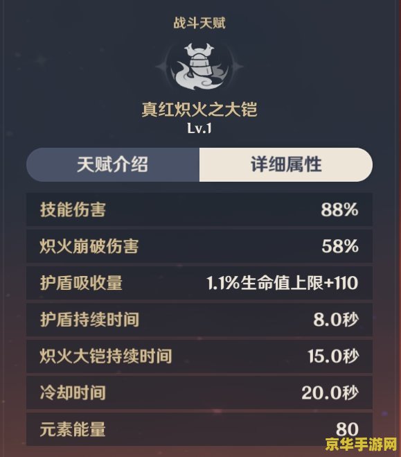 原神托马天赋升级