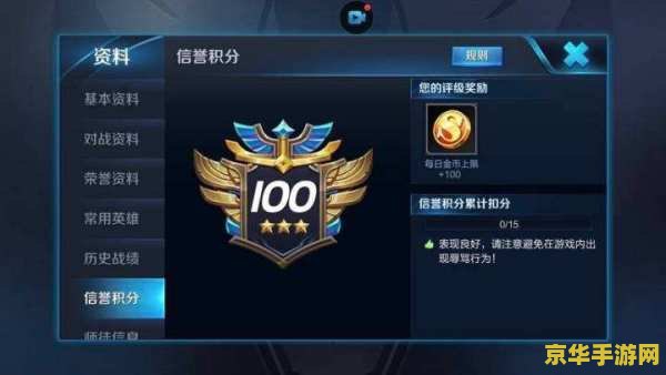 王者荣耀信誉分多少打排位