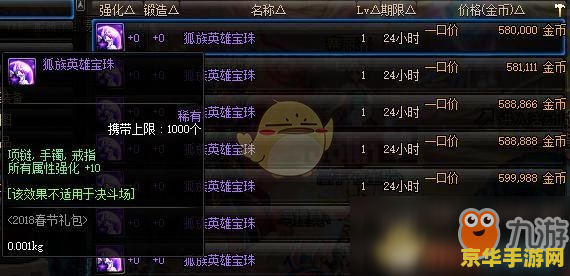 DNF物攻宝珠：游戏中的强大攻击力提升手段