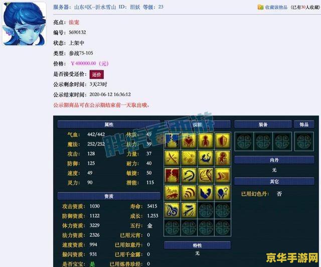 梦幻 藏宝阁 梦幻藏宝阁：游戏内的虚拟交易平台