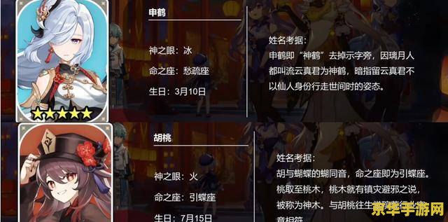 在哪查看原神角色 原神角色查看位置