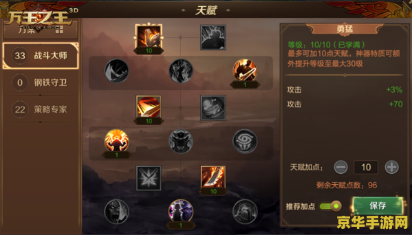 斗战神加点：游戏角色属性与技能深度解析