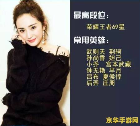 杨幂王者荣耀多少区 杨幂王者荣耀多少区