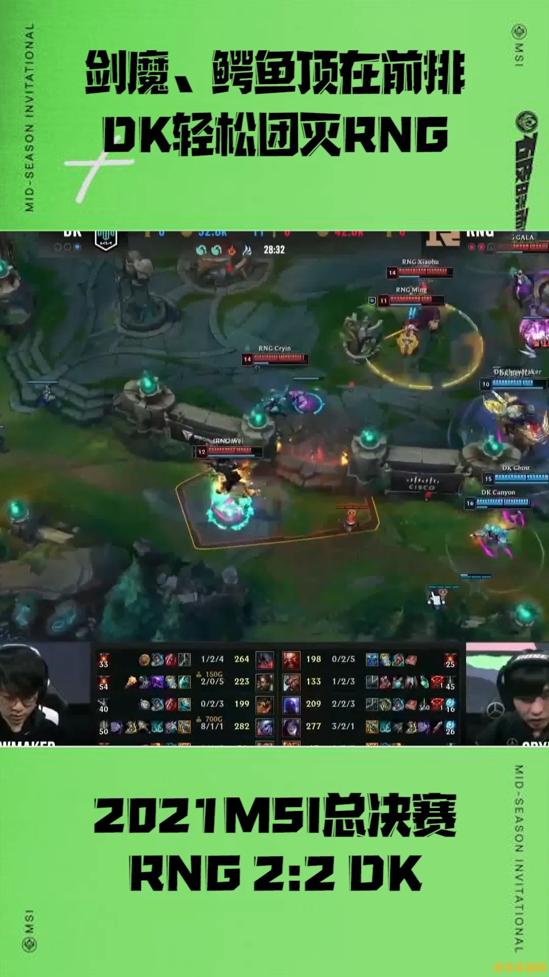 英雄联盟msi2021积分榜