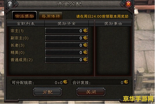 斗战神宗派功劳值