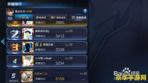 王者荣耀荣耀战力多少算高