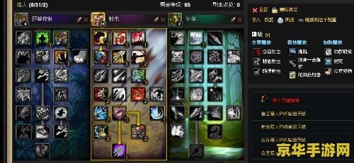 wow猎人天赋
