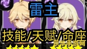 原神雷系主角技能分析