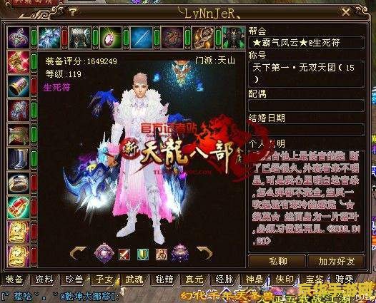 天龙八部家族名：传承与荣耀的交织