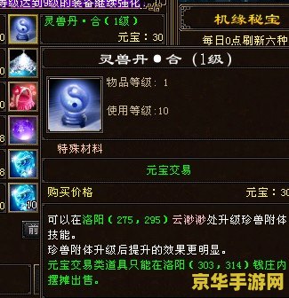 天龙八部珍兽装备