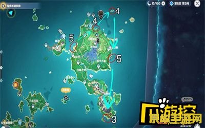 原神稻妻城海灵芝详细位置
