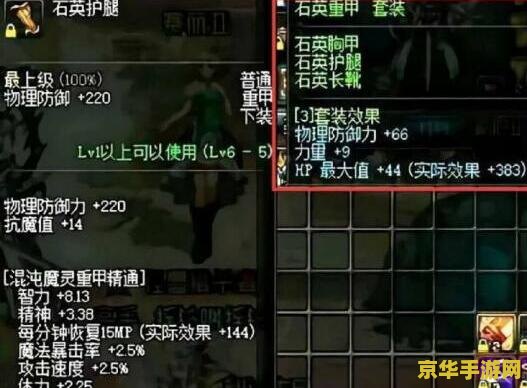 DNF哥布林套装 - 游戏地下城与勇士中的经典装备