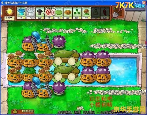 植物大战僵尸无尽版阵型