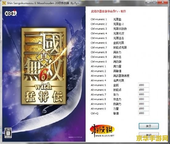 三国无双6修改器：游戏修改的利器与策略