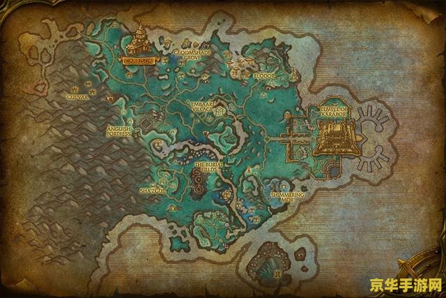 魔兽世界地图
