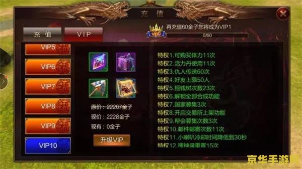 天龙八部至尊公会卡：游戏内的VIP体验与公会福利