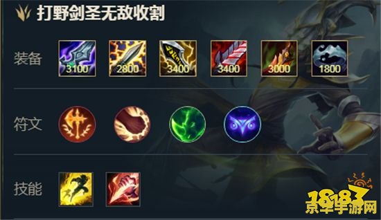 英雄联盟手游最强狼人出装