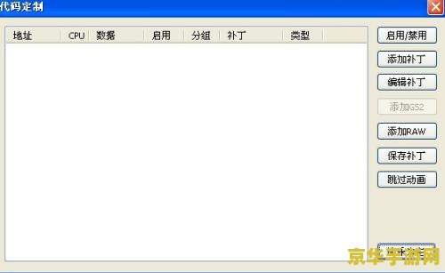 PS2模拟器金手指使用指南