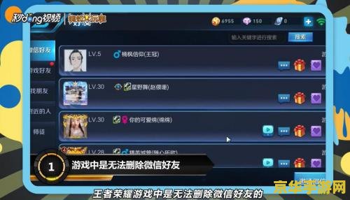 王者荣耀里如何删除好友 王者荣耀：如何删除好友