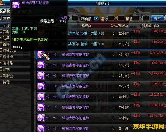 DNF项链附魔宝珠：游戏中的珍贵物品