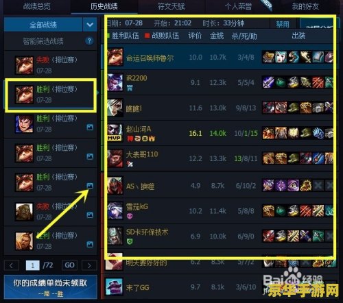 英雄联盟战绩查询在线网页：游戏分析与技巧