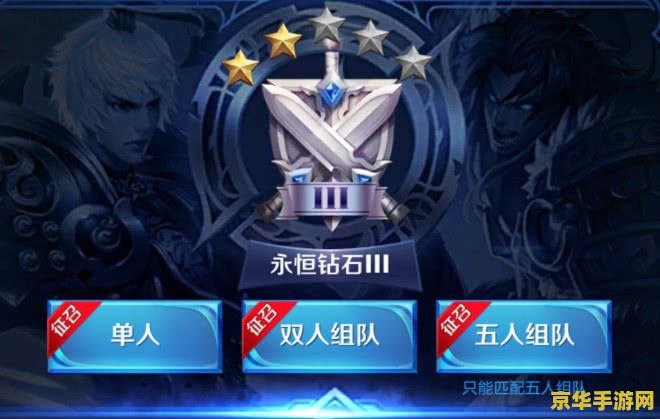 王者荣耀如何双排 段位