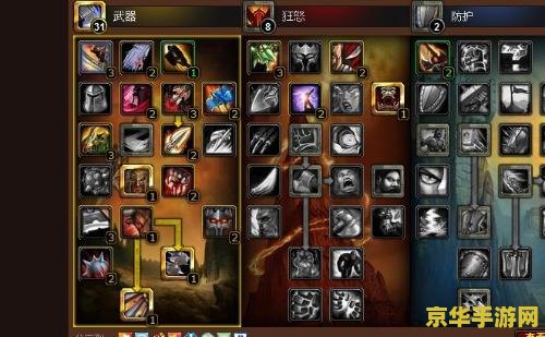 wow战士pvp天赋