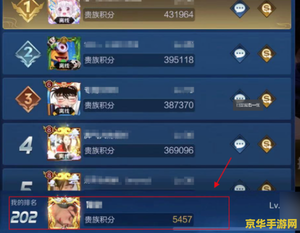 如何查看王者荣耀贵族积分