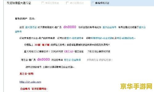 盛大白金账号注册