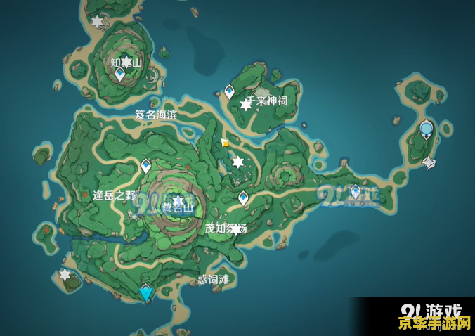 原神鹤观岛石板点亮顺序