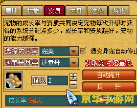 建议：天书奇谈宠物技能解析：深度探讨宠物技能与游戏策略