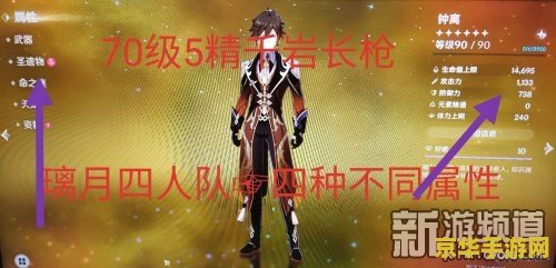 原神钟离带什么武器神圣遗物 钟离在原神中如何选择武器与神圣遗物