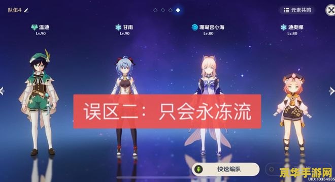 原神绫华永冻流阵容