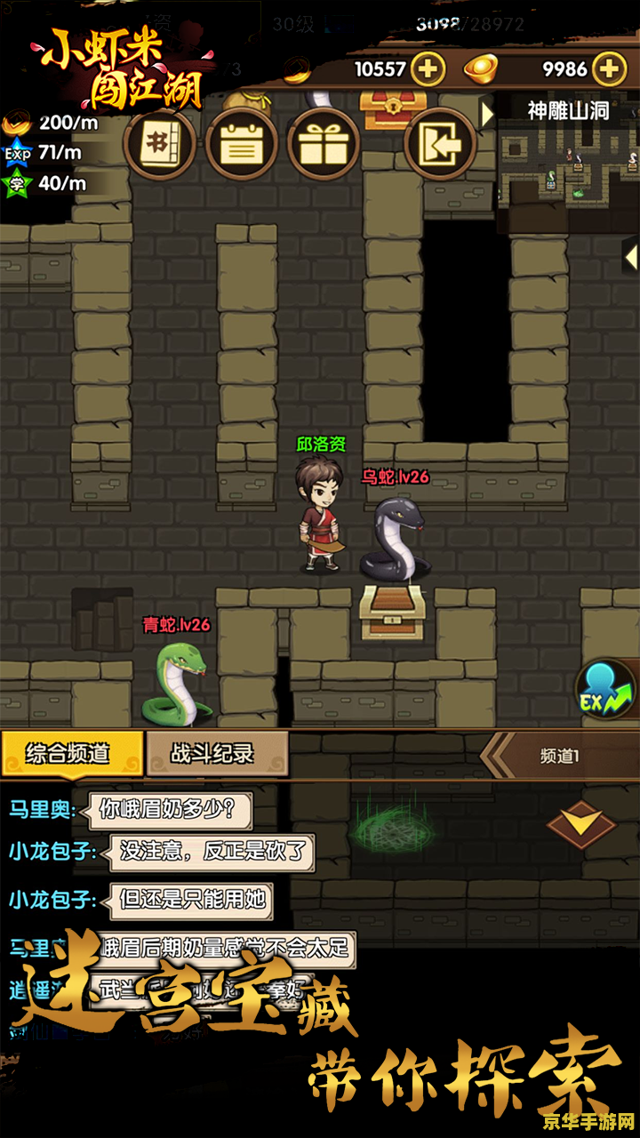 建议：神武江湖小虾：探索武侠世界的冒险之旅