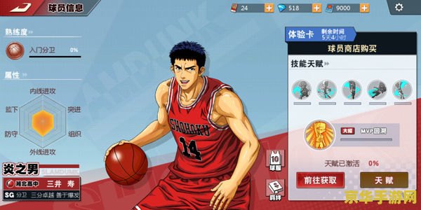 灌篮高手手游 建议：灌篮高手：热血篮球的传奇之旅