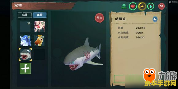 创造与魔法幼紫鲨饲料 创造与魔法幼紫鲨饲料