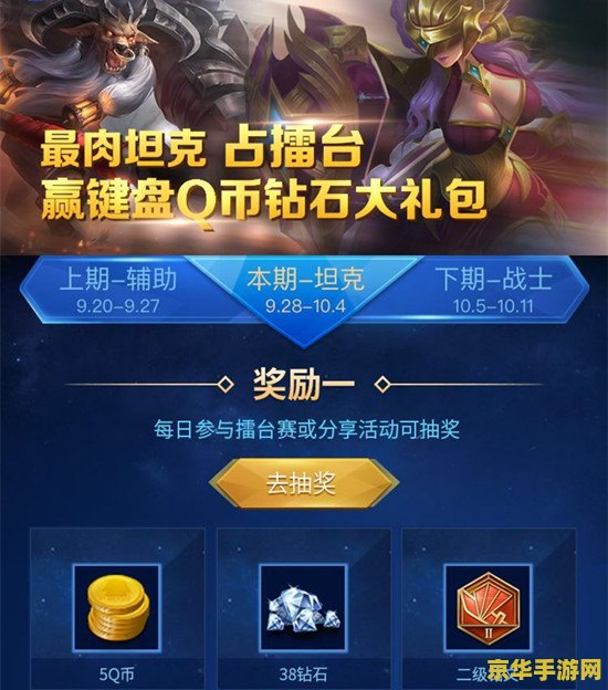 王者荣耀比赛用什么坦克 王者荣耀比赛中的坦克英雄选择