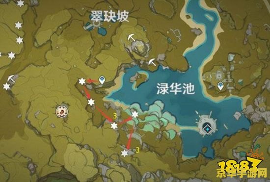 原神石珀采集路线图 原神石珀采集路线图