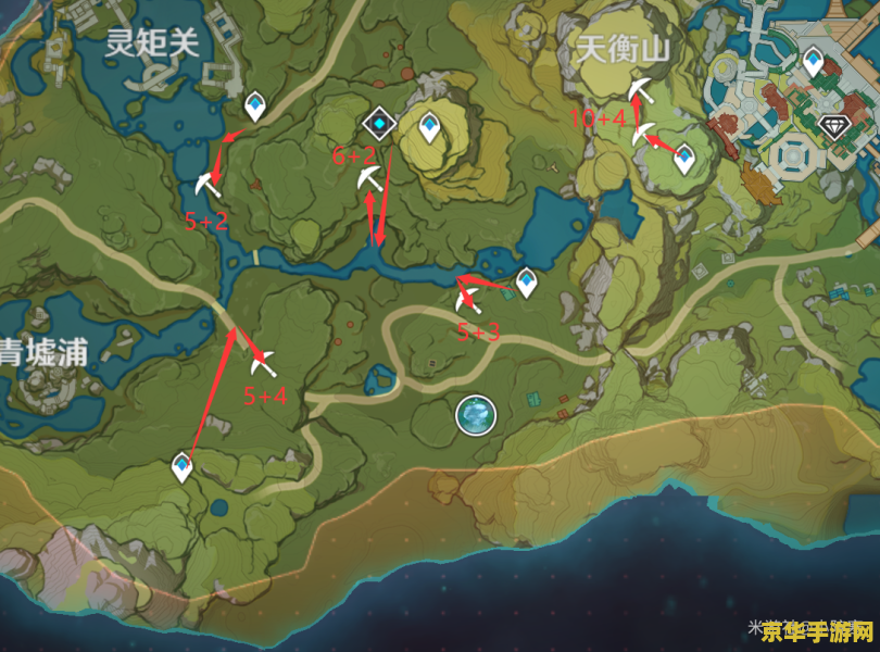 原神大量水晶矿挖矿路线 原神大量水晶矿挖矿路线