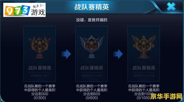 王者荣耀战队赛有什么奖励 王者荣耀战队赛丰厚奖励大揭秘