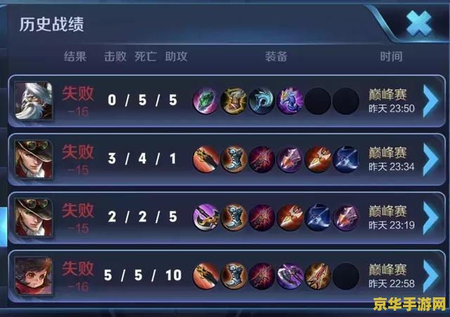 王者荣耀有时候把把输为什么 王者荣耀：为何有时连败？