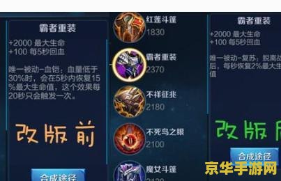 王者荣耀霸者重装改成什么了 王者荣耀霸者重装：重塑与变革